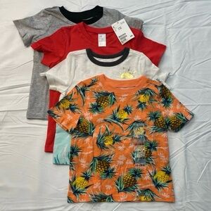 4- Piece Bundle Multiple Brands Baby Boy Tee